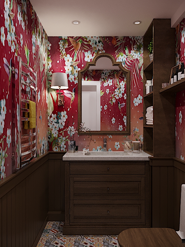 Фото № 18: 20 ярких примеров сочетаний с бордовым в интерьере вашей квартиры