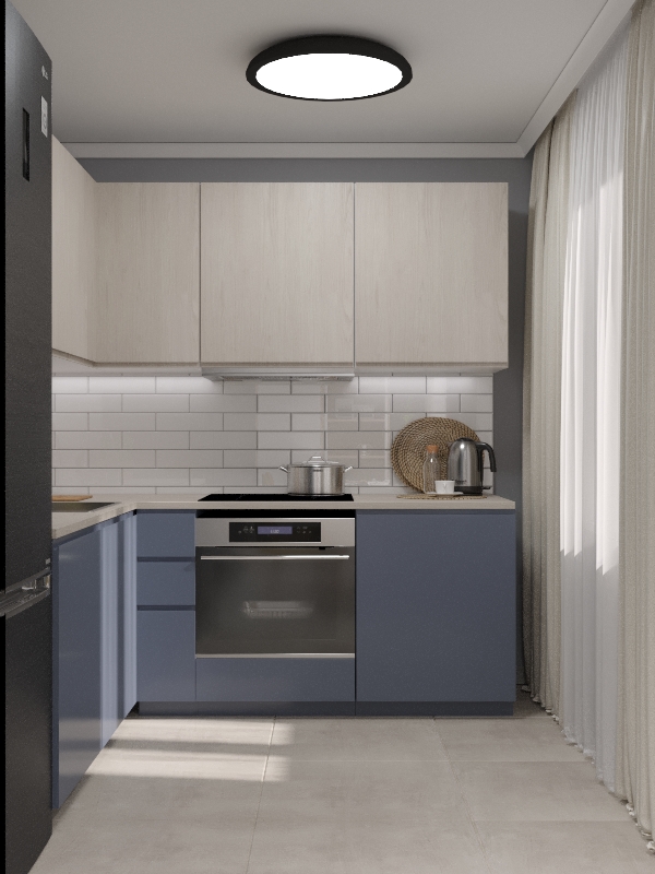 Фото № 10: Дизайн кухни со стиральной машиной: секреты и тонкости