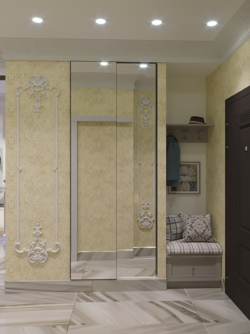 Фото № 4: Для каких стилей интерьера подходят обои золотого цвета