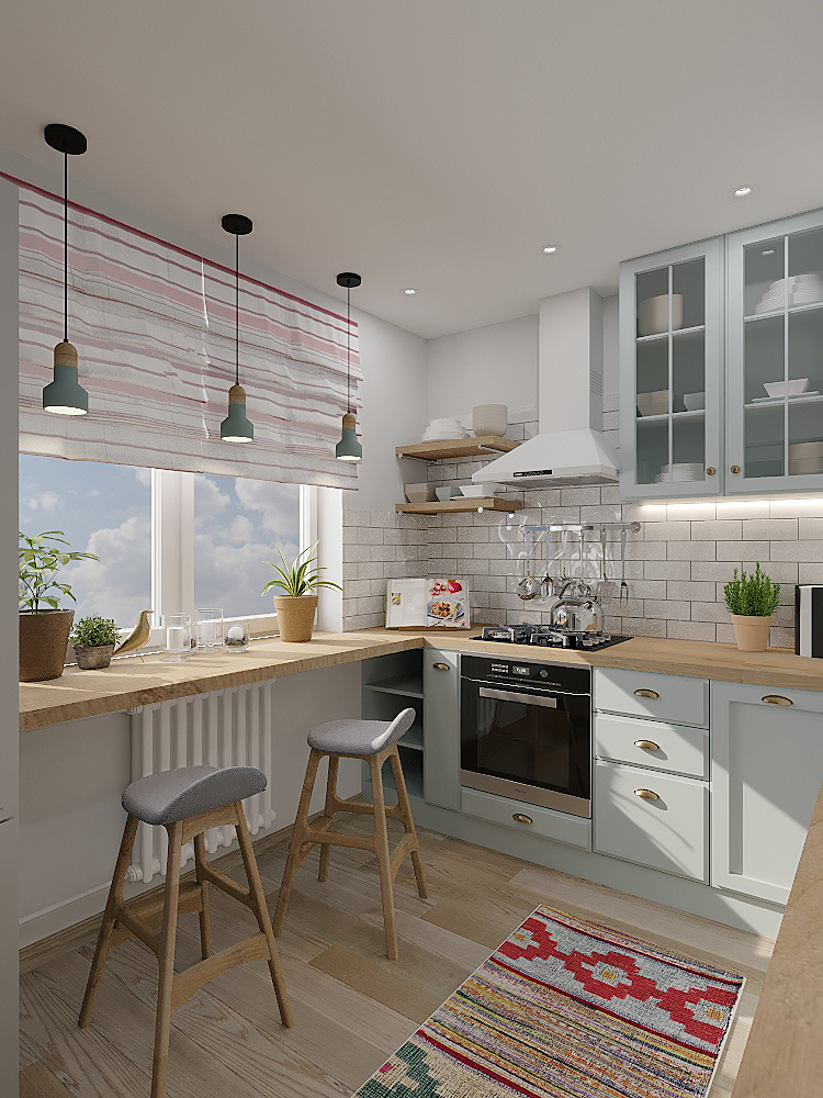 Фото № 2: Как обустроить хранение на маленькой кухне: 12 крутых советов