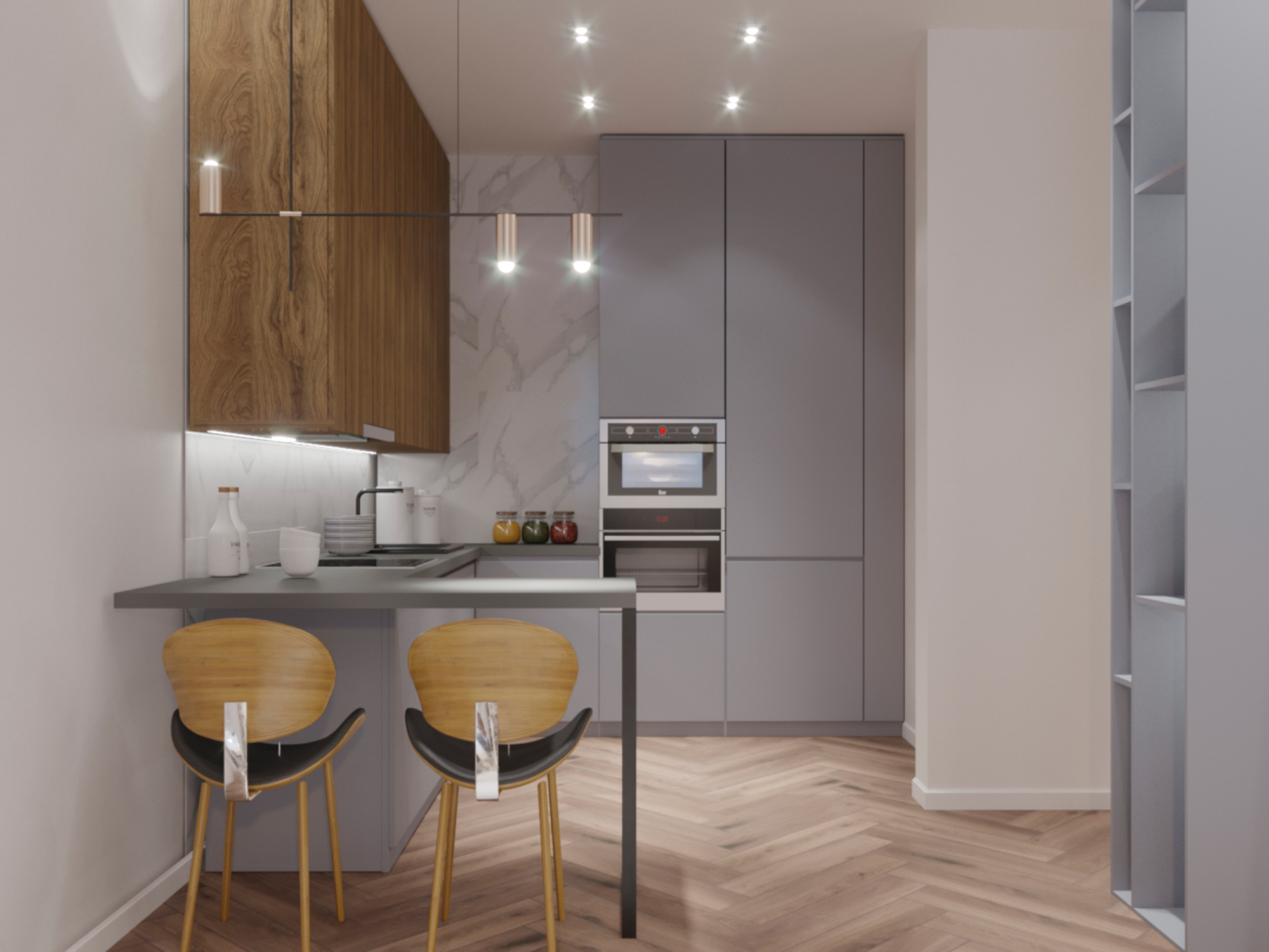 Фото № 13: Как обустроить хранение на маленькой кухне: 12 крутых советов