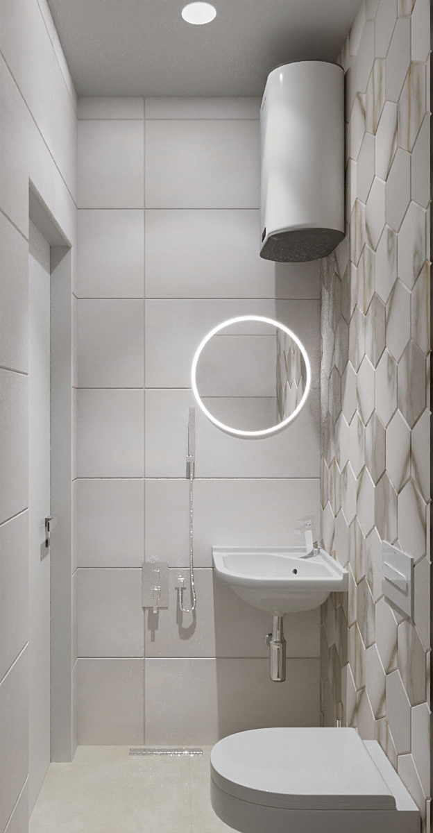 Фото № 4: Советы по выбору раковины для маленькой ванной