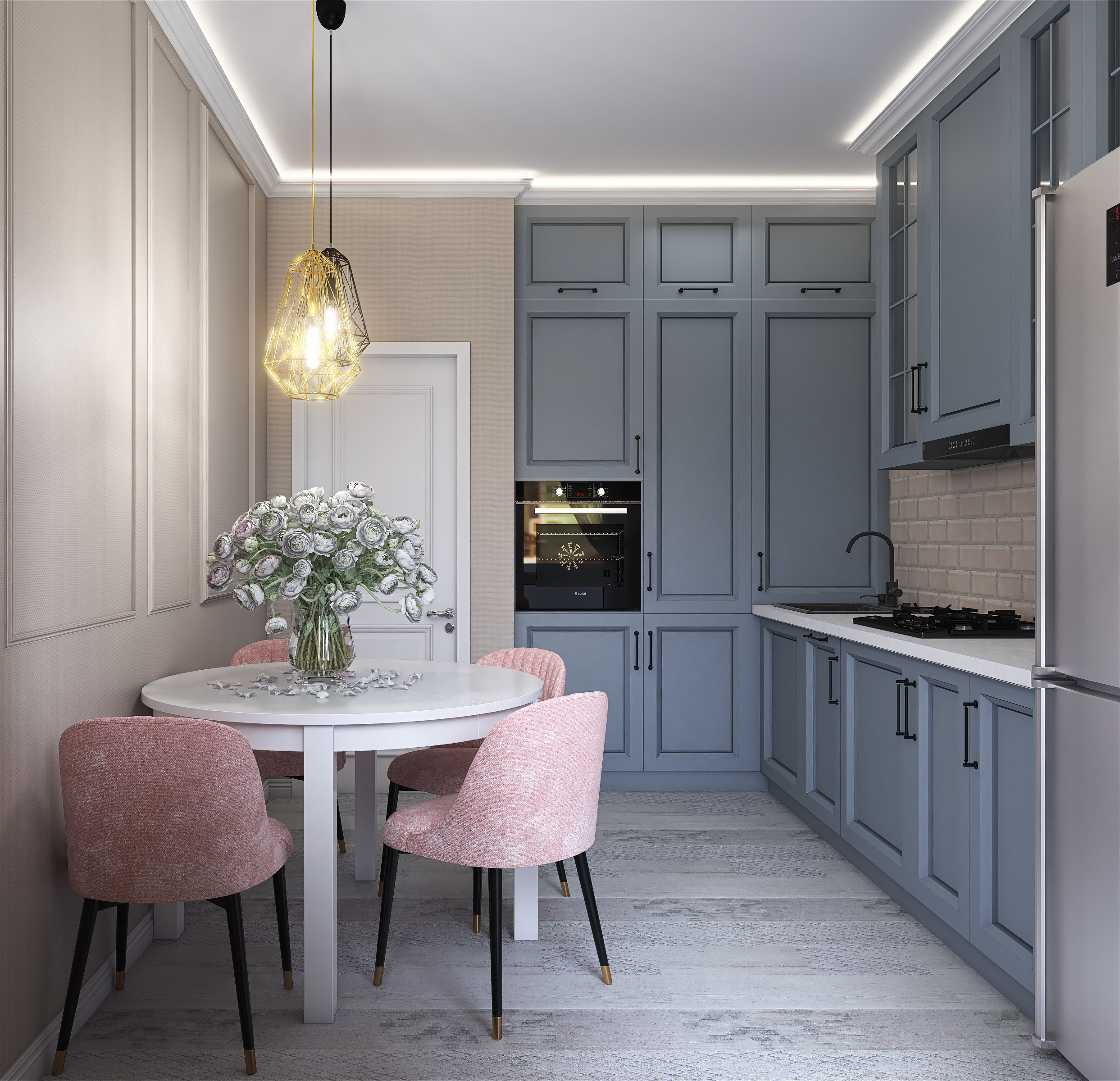 Фото № 12: Какой фасад подойдет для вашей кухни: 20 стильных вариантов