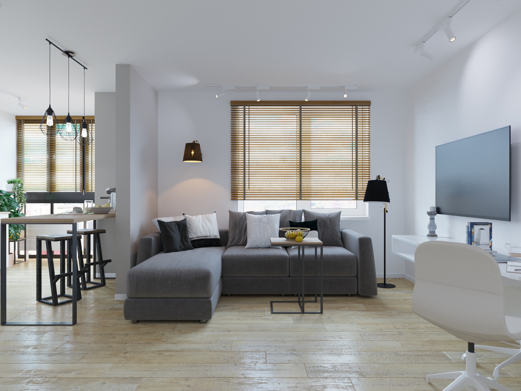 Фото № 4: Шторы-плиссе на окна разной формы: советы по выбору