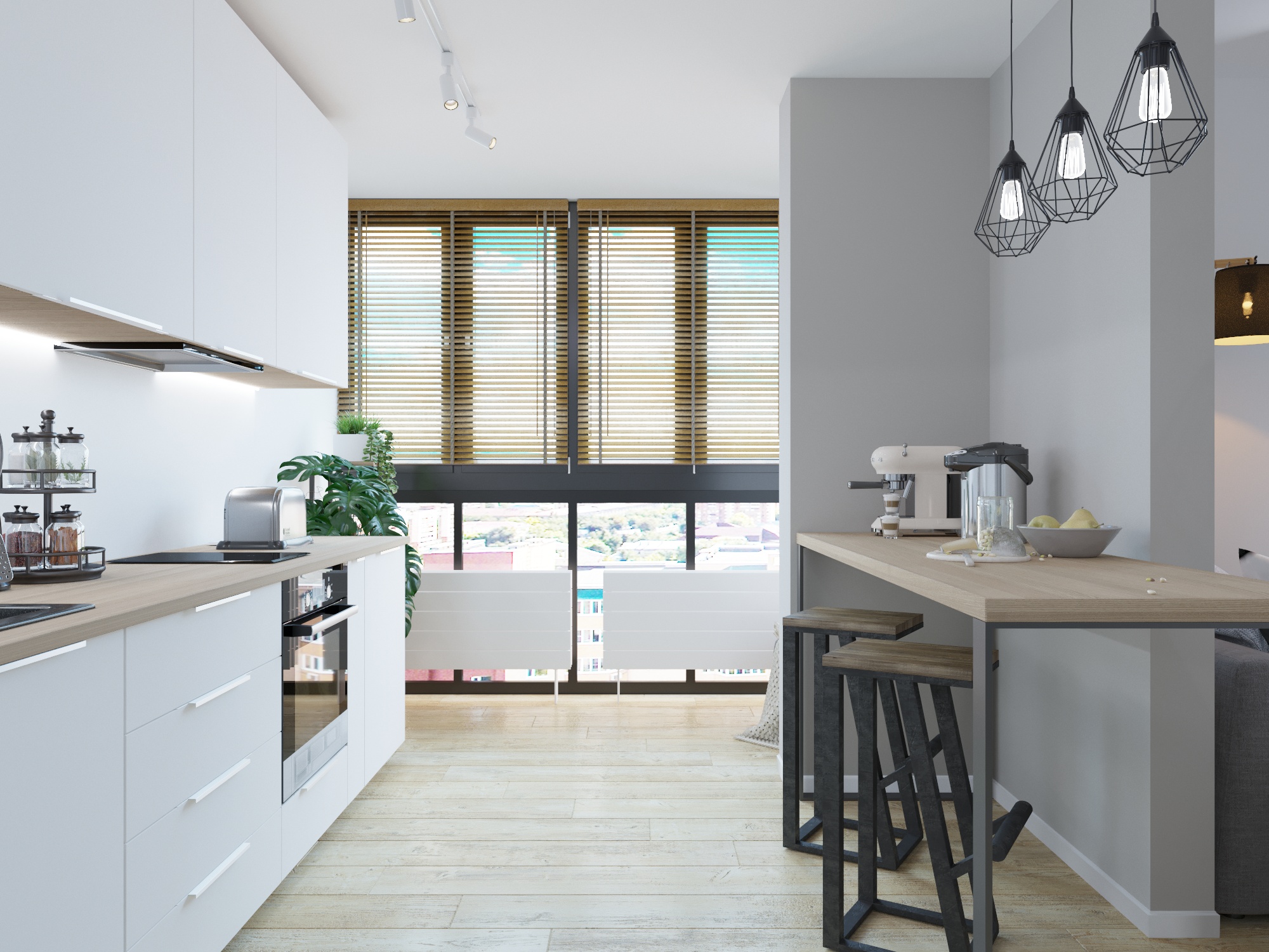 Фото № 1: Шторы-плиссе на окна разной формы: советы по выбору