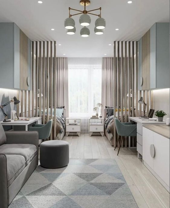 Фото № 8: Детская для двойняшек: стильные варианты оформления от ReRooms