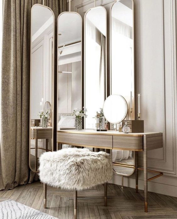 Фото № 5: Зонирование квартиры с помощью зеркал: 10 стильных вариантов