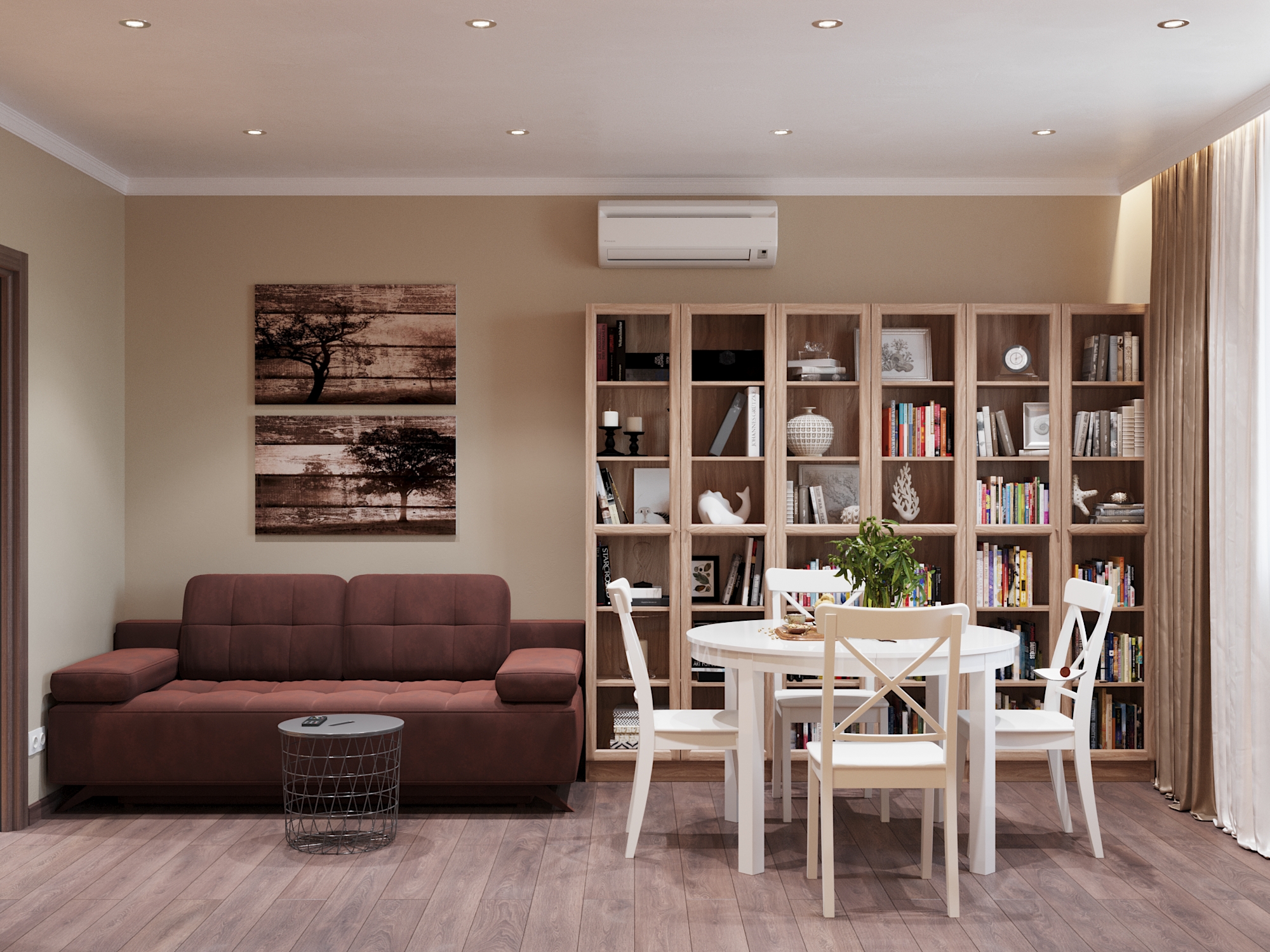 Фото № 6: 20 запоминающихся интерьеров с красным диваном