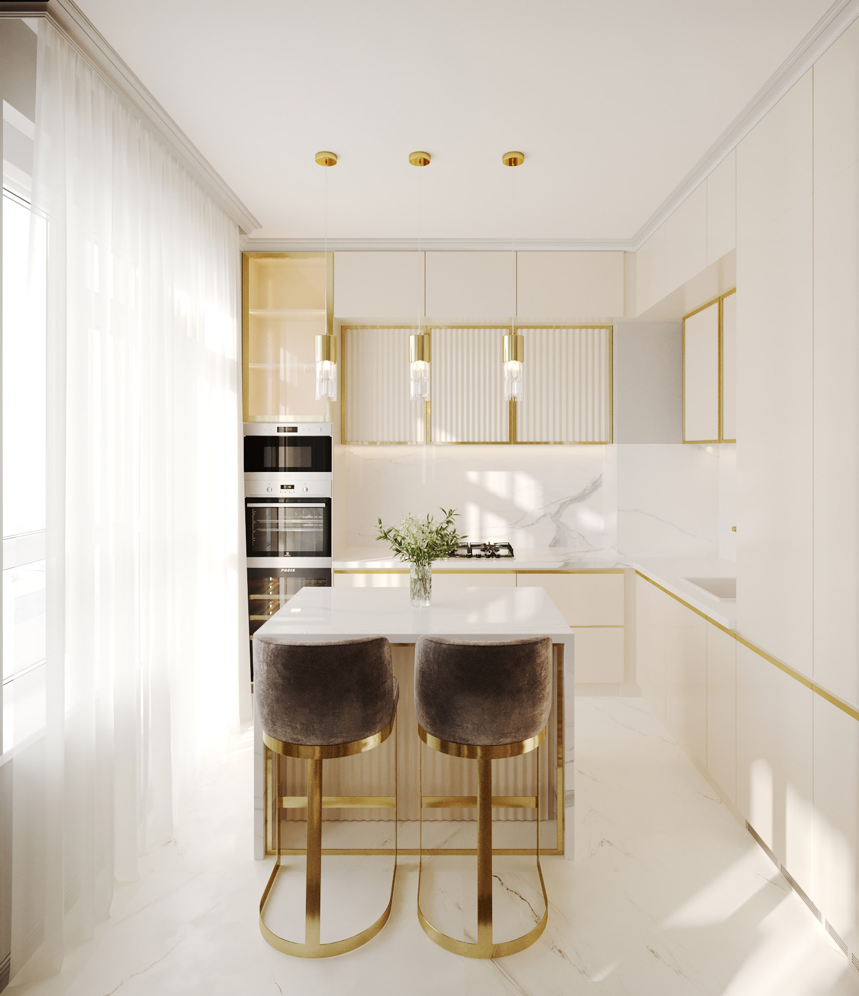 Фото № 10: Кухня в стиле ар-деко: 30 примеров характерного дизайна