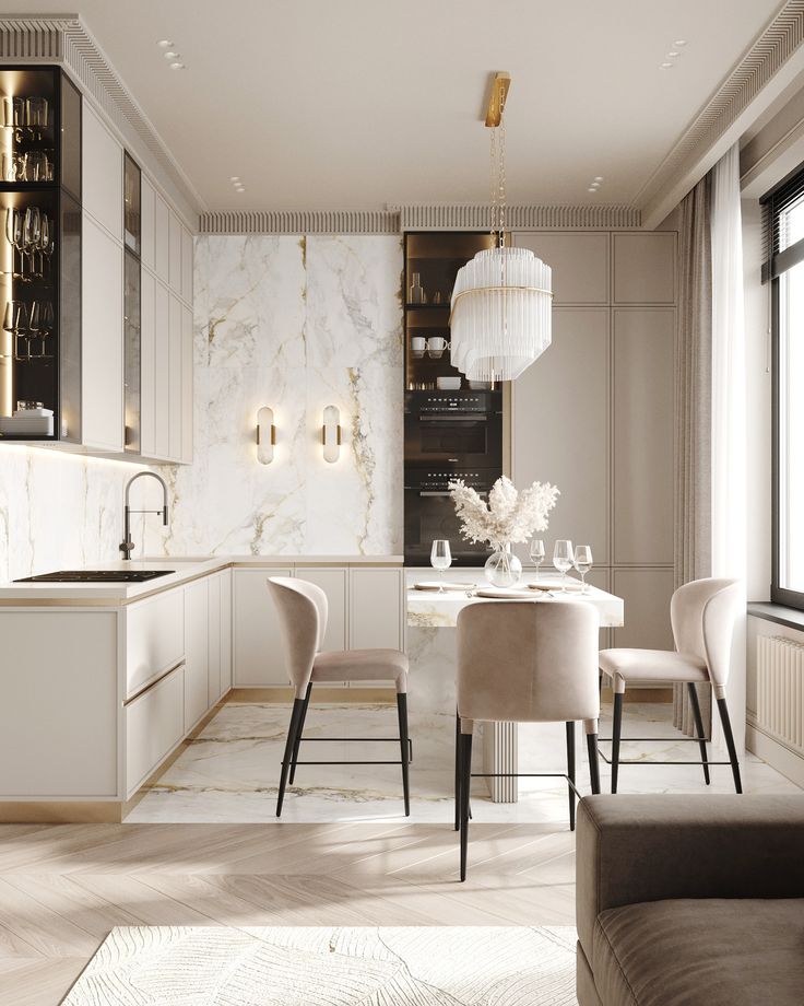 Фото № 9: Кухня в стиле ар-деко: 30 примеров характерного дизайна