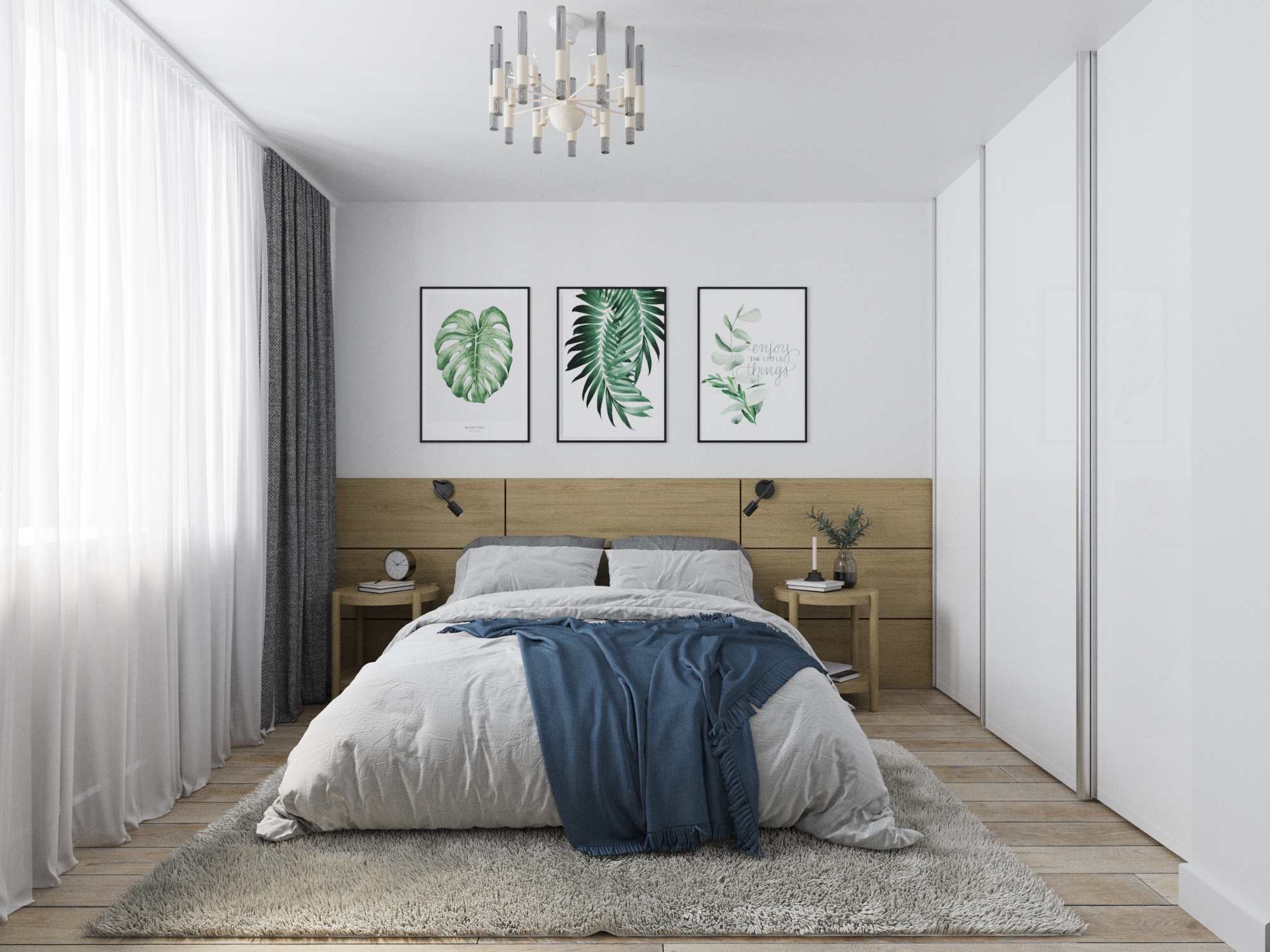 Фото № 3: Дизайн трехкомнатной квартиры с пианино в современном стиле