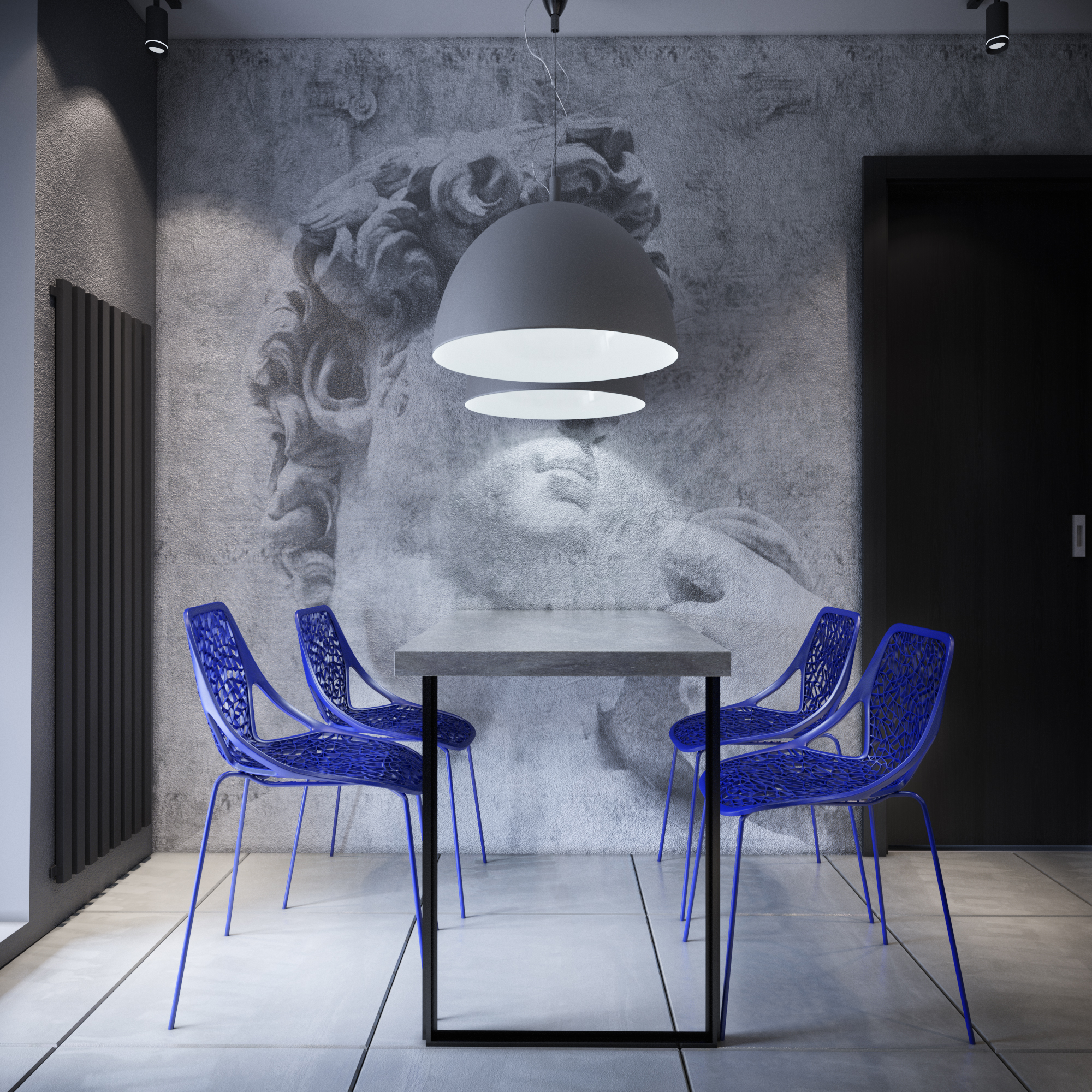 Фото № 3: Проект ReRooms: однушка в стиле лофт со спальней за стеклом