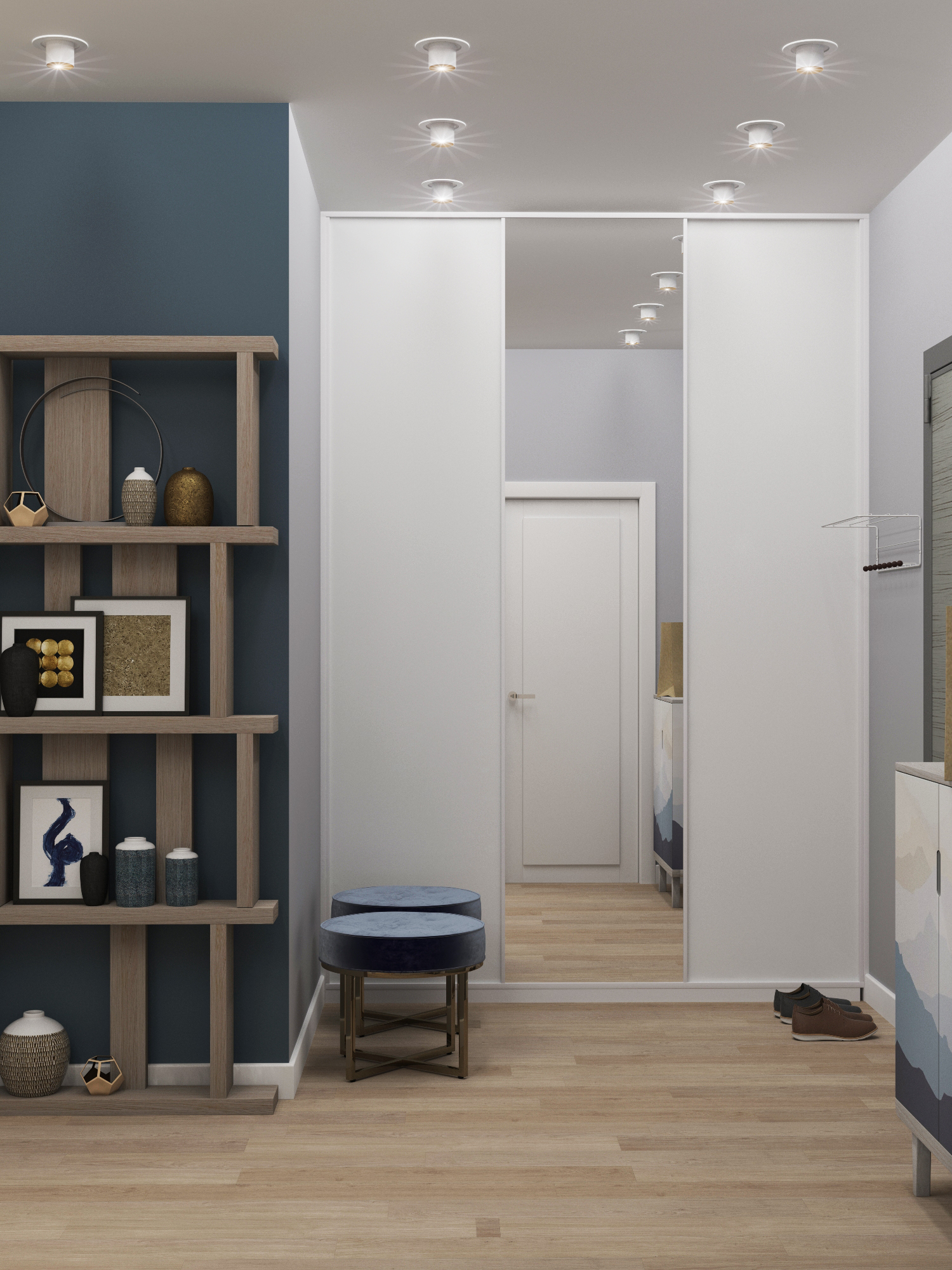 Фото № 1: Для счастья много не надо: уютная однушка в теплых тонах с миниатюрной спальней