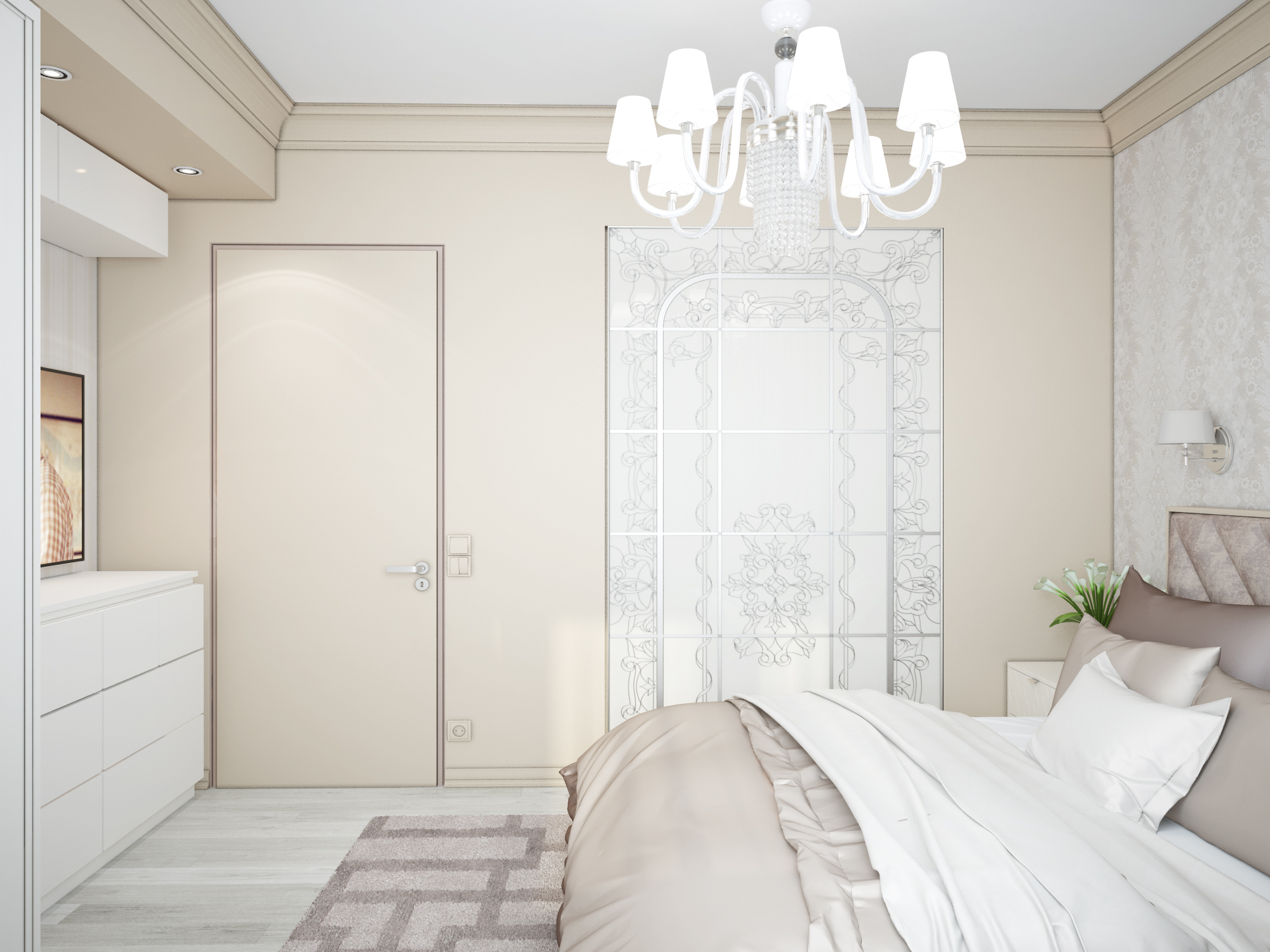 Фото № 6: Курортная мечта: светлая двухкомнатная квартира в Сочи с уютной детской