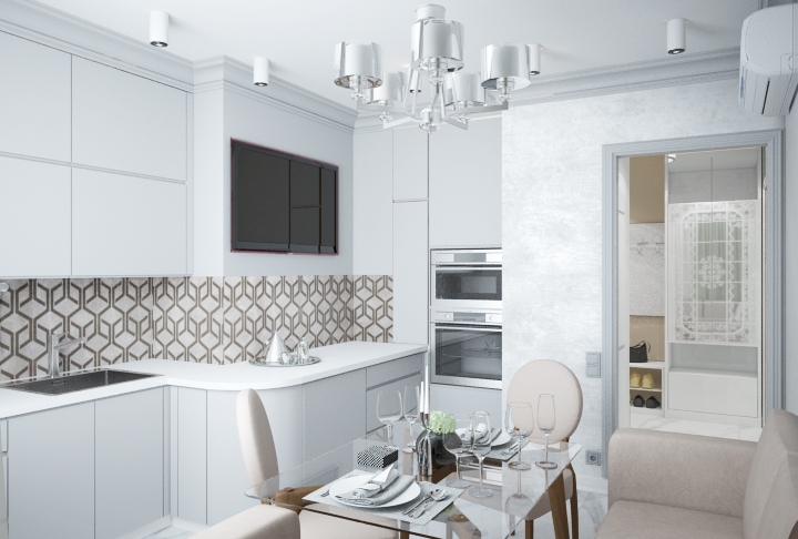 Фото № 2: Курортная мечта: светлая двухкомнатная квартира в Сочи с уютной детской