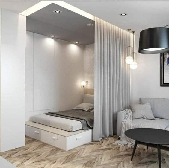 Фото № 8: Спальня-гостиная: 10 правил объединения