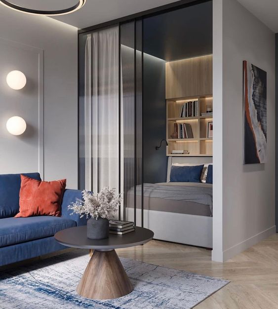 Фото № 9: Спальня-гостиная: 10 правил объединения