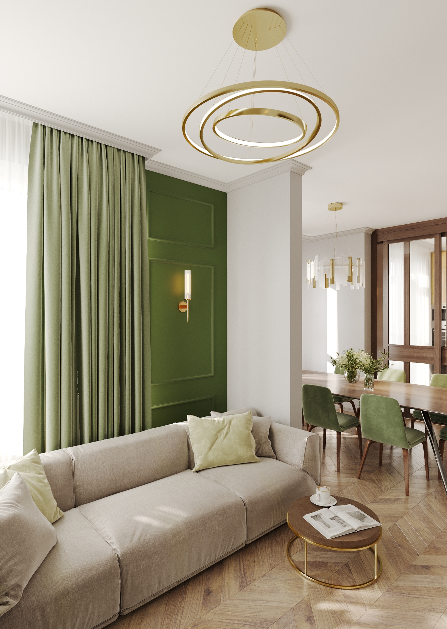 Фото № 22: Гостиная в стиле ар-деко: 20 красивых примеров