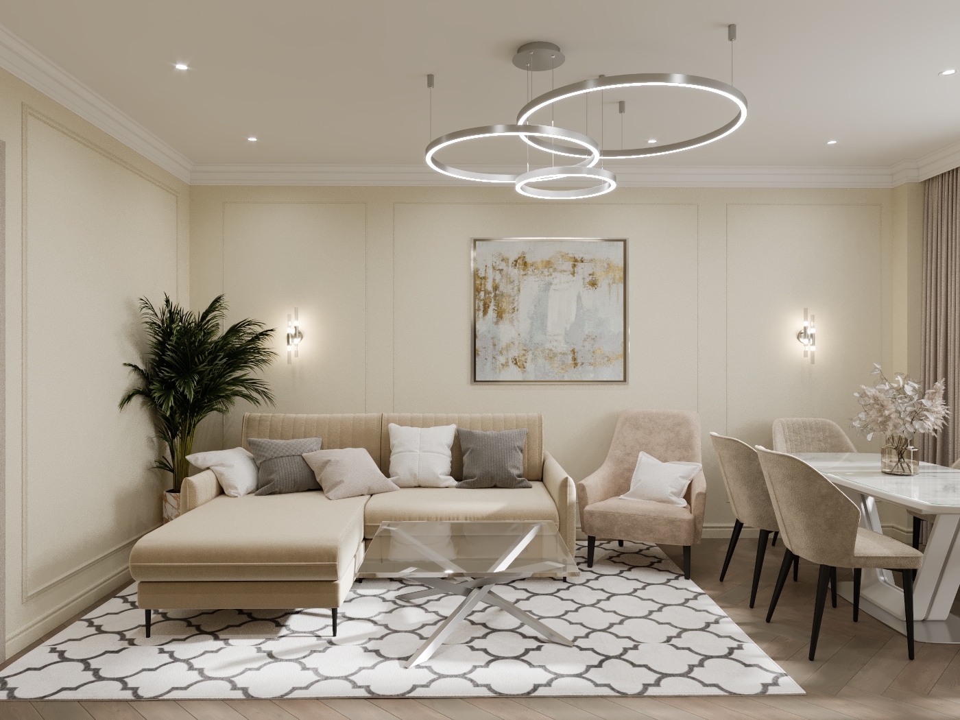 Фото № 9: Гостиная в стиле ар-деко: 20 красивых примеров