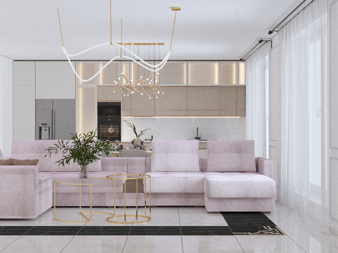 Фото № 11: Гостиная в стиле ар-деко: 20 красивых примеров