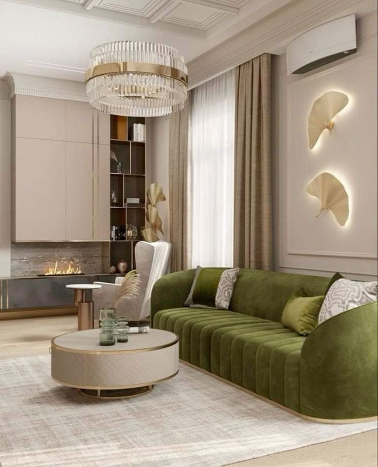 Фото № 14: Гостиная в стиле ар-деко: 20 красивых примеров