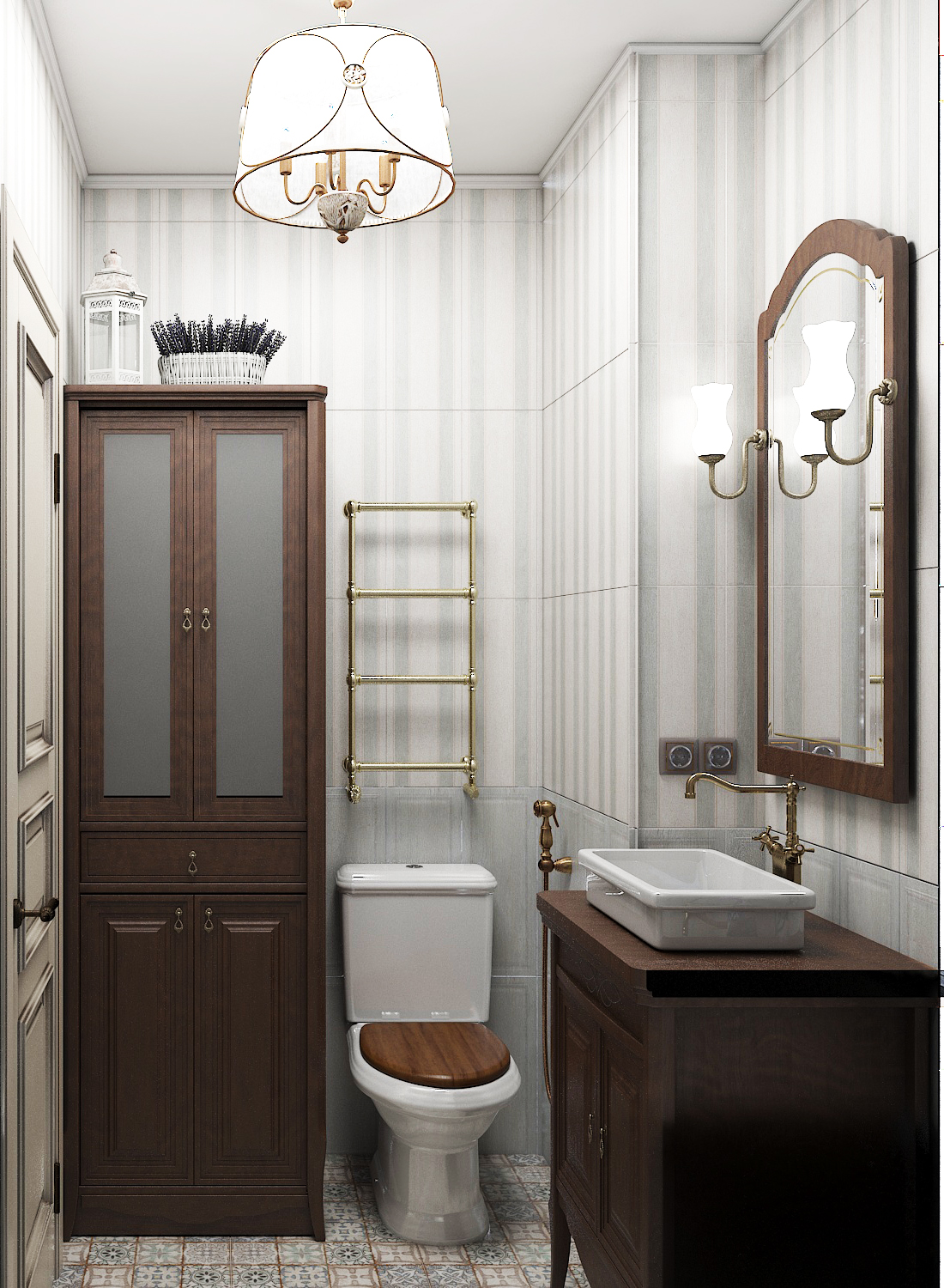 Фото № 19: Ванная в стиле прованс: создаем дома настроение летних лугов