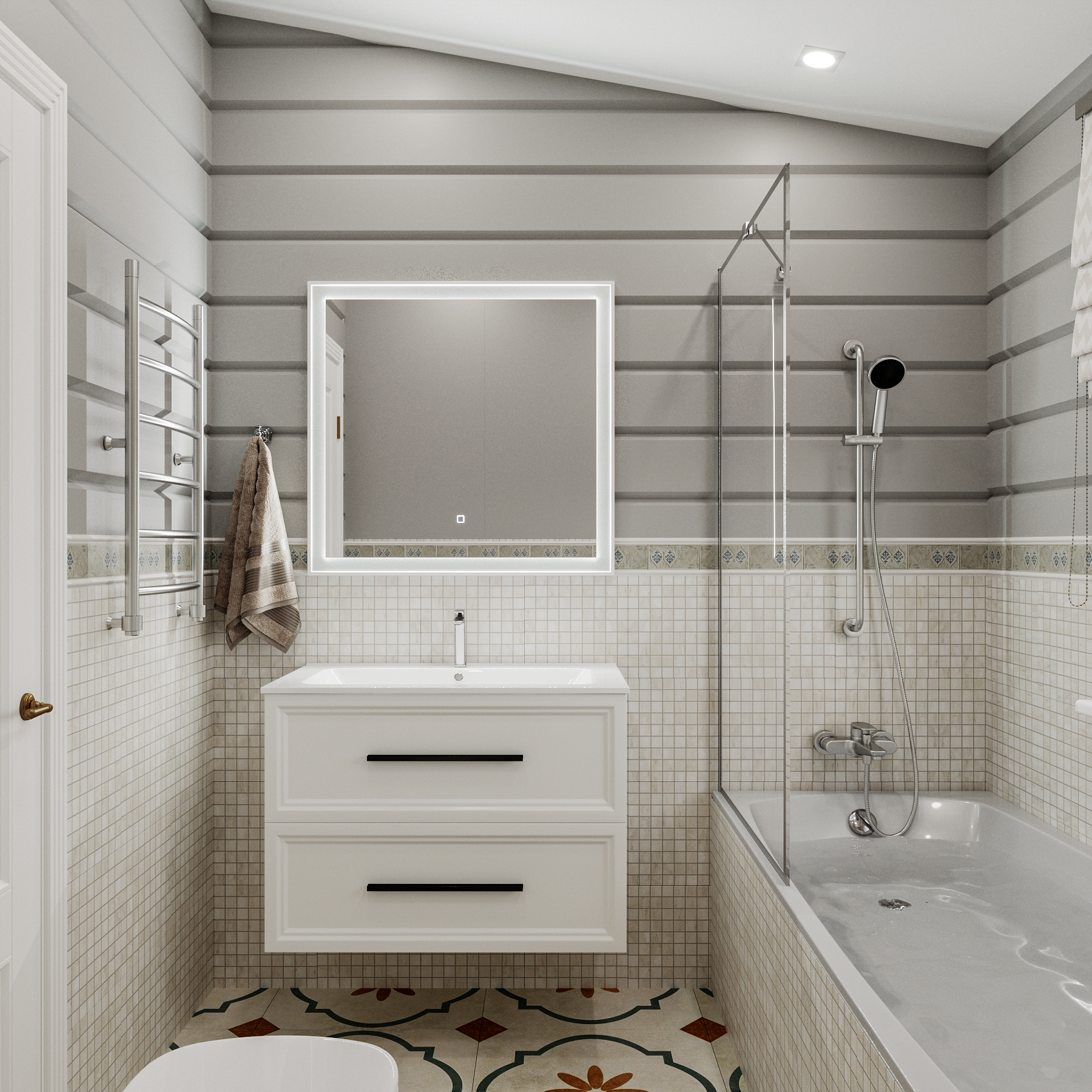 Фото № 8: Ванная в стиле прованс: создаем дома настроение летних лугов