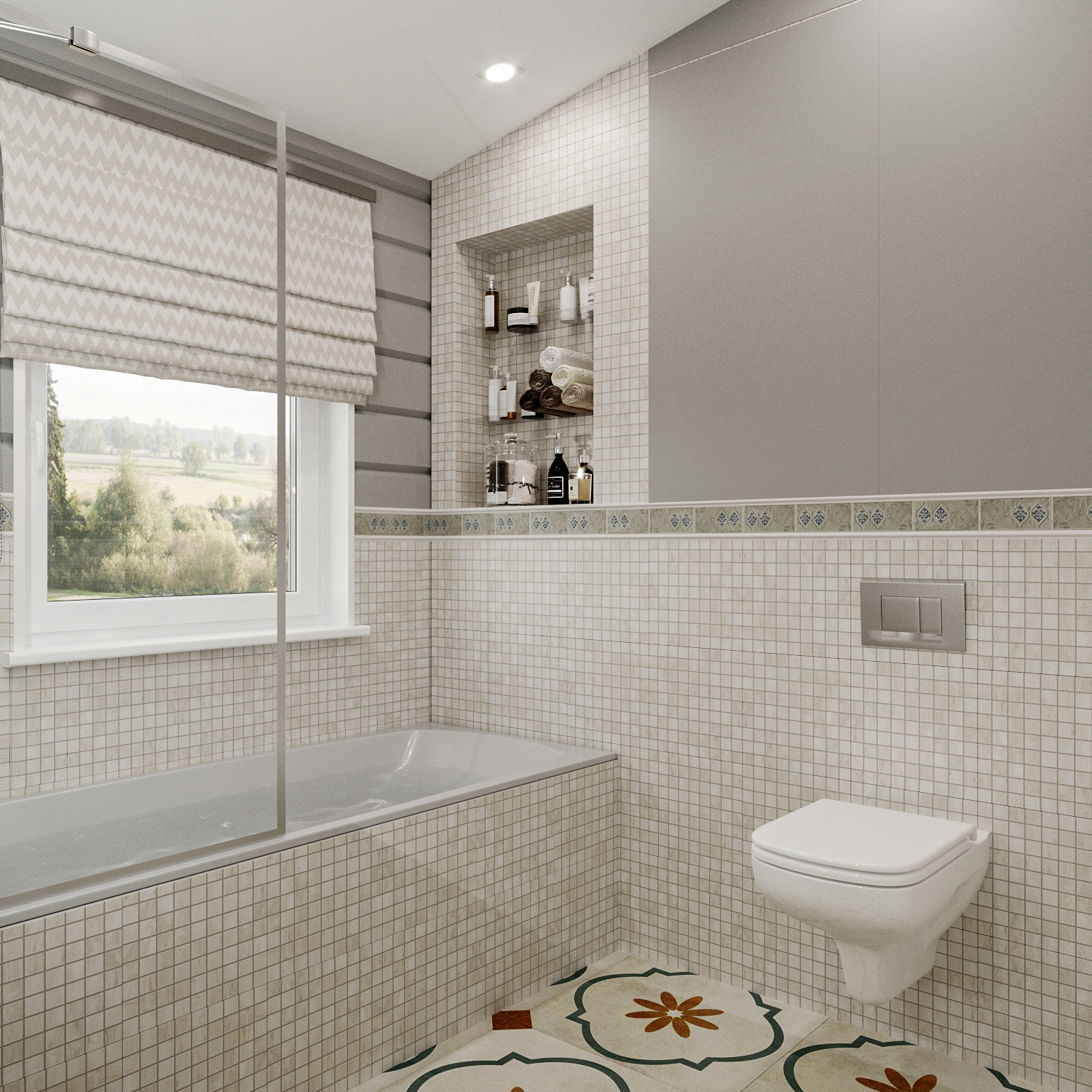 Фото № 4: Ванная в стиле прованс: создаем дома настроение летних лугов