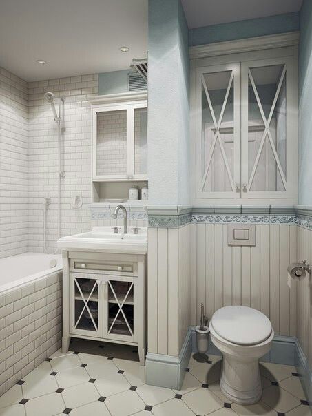 Фото № 3: Ванная в стиле прованс: создаем дома настроение летних лугов