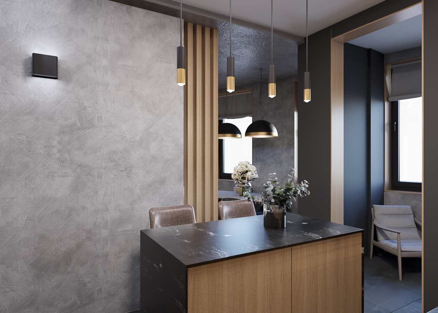 Фото № 11: 7 причин использовать темные стены в интерьере