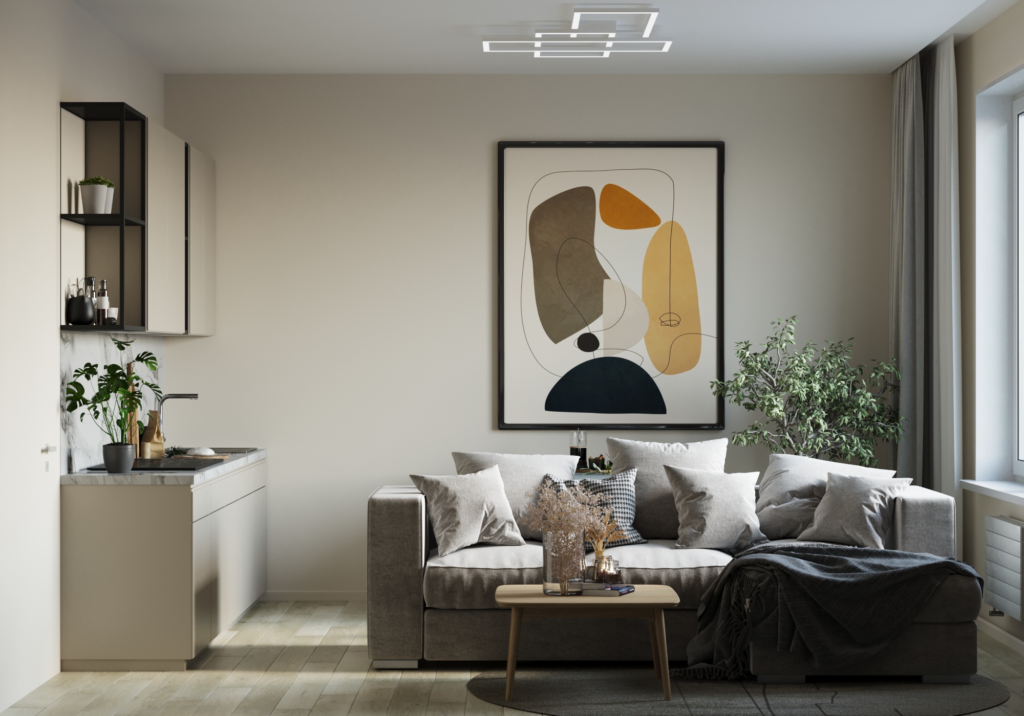 Фото № 4: Как преобразить съемную квартиру: 15 идей от ReRooms