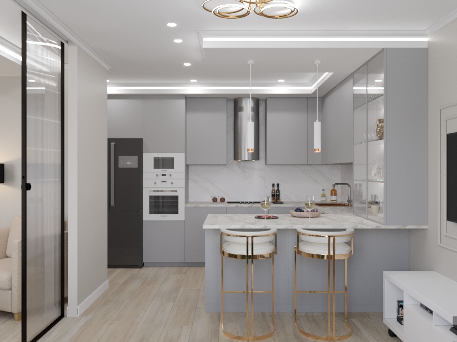 Фото № 1: Кухонные тренды — 2024: 12 особенностей