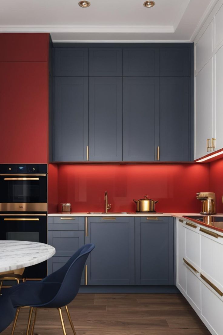 Фото № 25: Красная кухня: 30 ярких примеров дизайна
