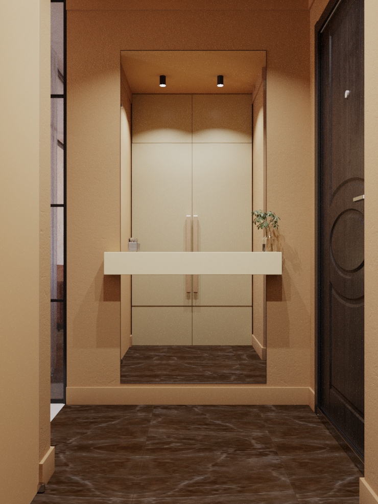 Фото № 1: Элегантная однокомнатная квартира с потрясающей гостиной