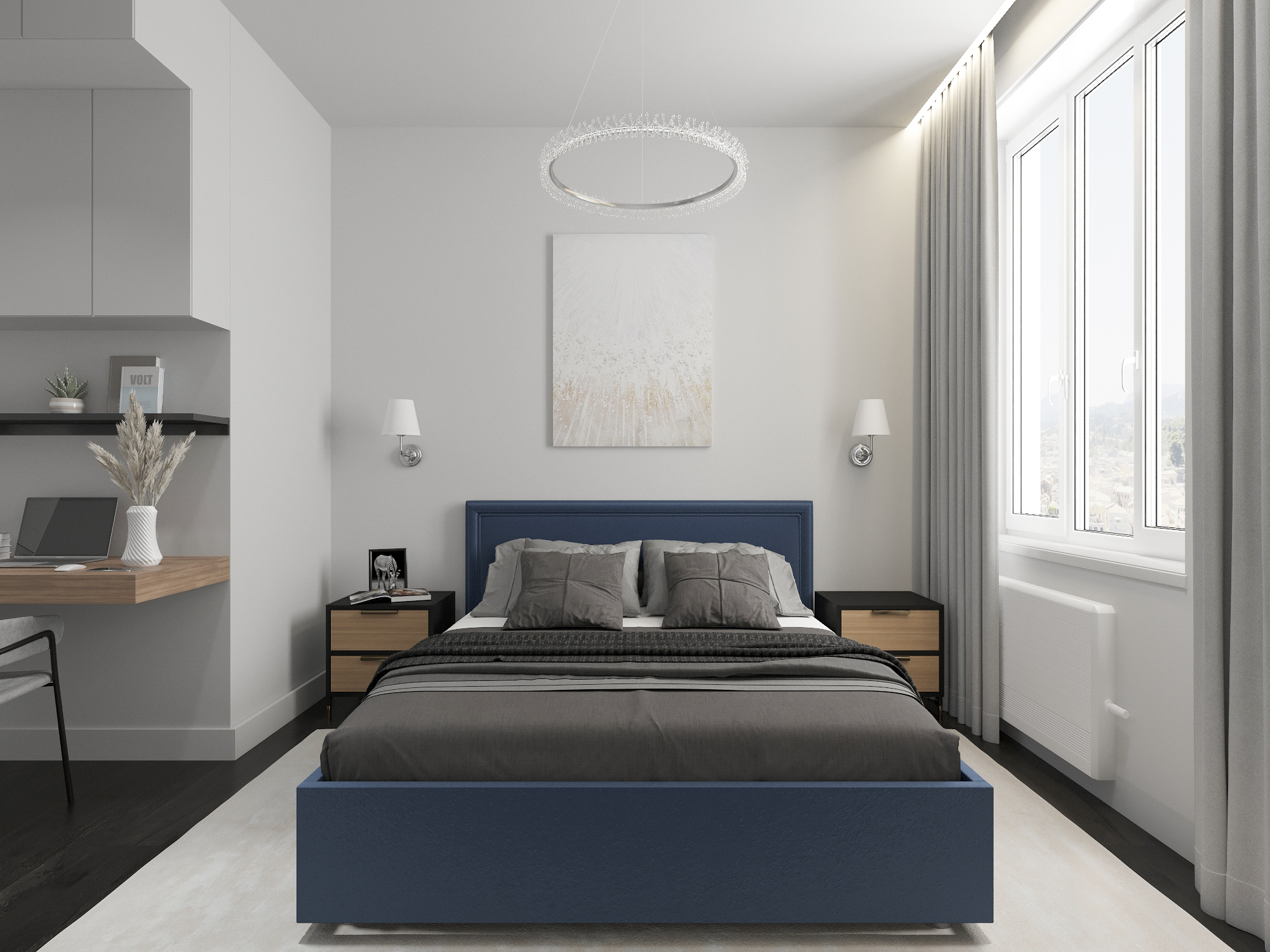 Фото № 5: трехкомнатная квартира в стиле минимализм