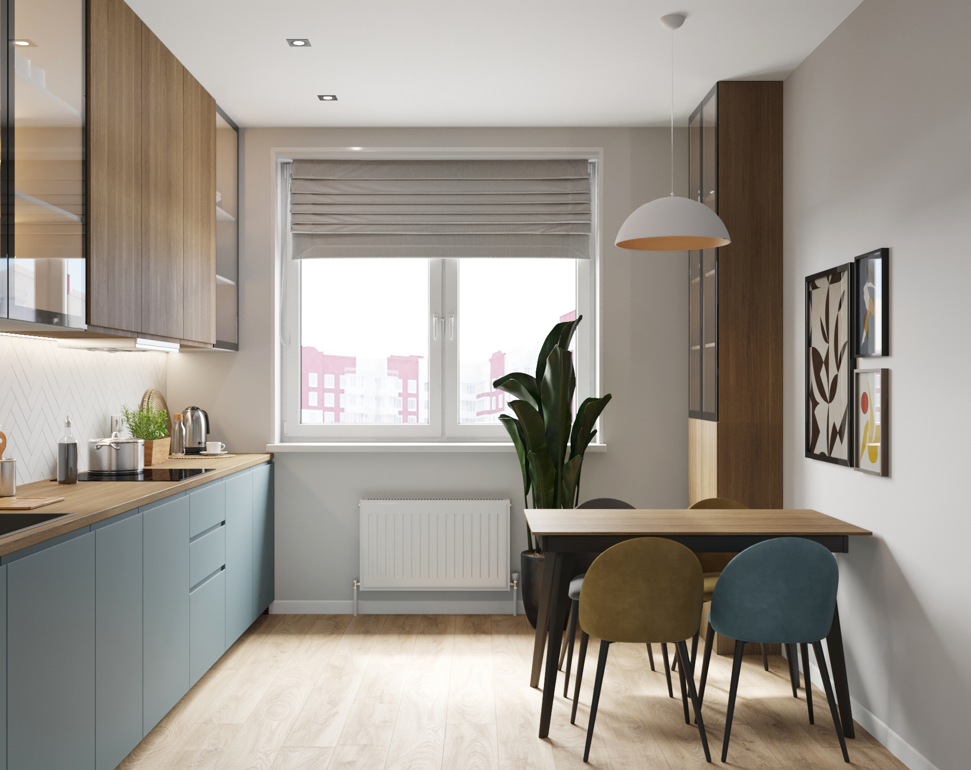 Фото № 3: Проект ReRooms: солнечная двушка в скандинавском стиле