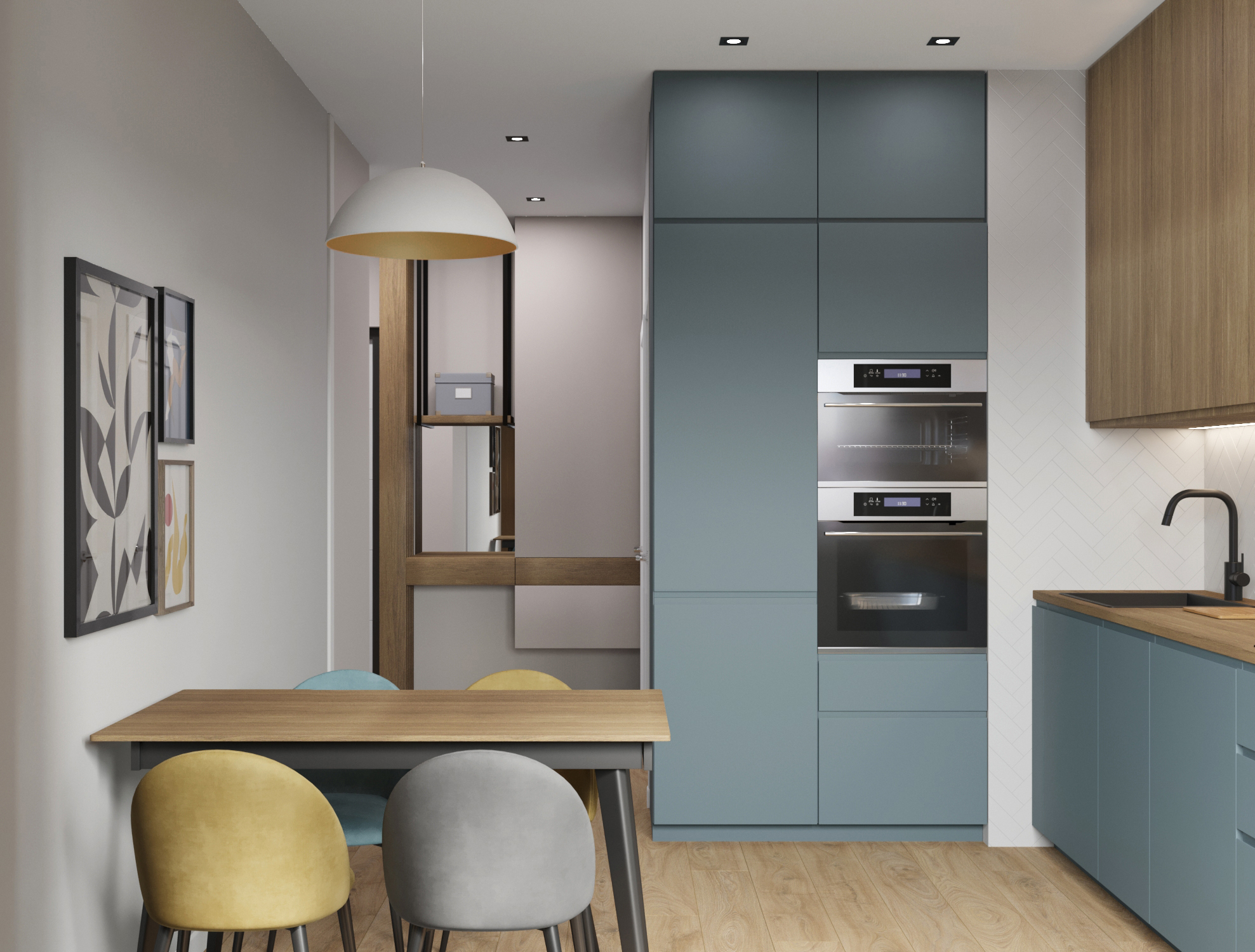 Фото № 4: Проект ReRooms: солнечная двушка в скандинавском стиле