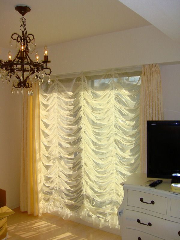 Фото № 2: Французские шторы в интерьере — изысканность и благородство