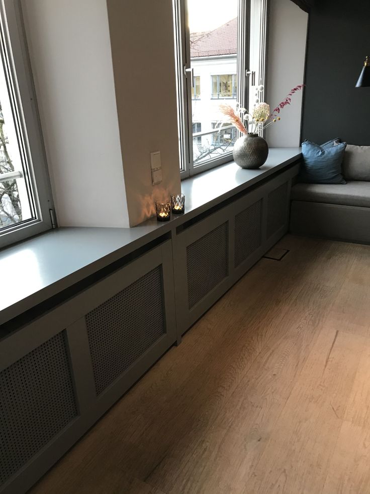 Фото № 12: Маскировка батарей отопления декоративным экраном