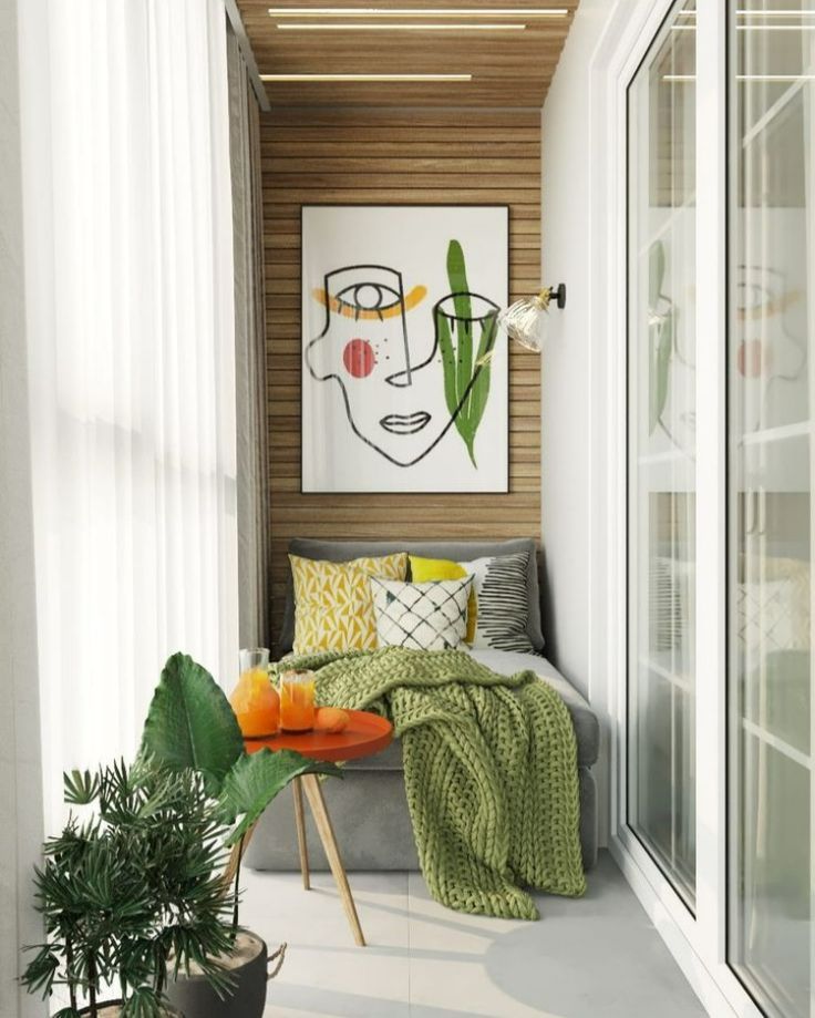 Фото № 4: Как оформить лоджию для создания весеннего настроения: 18 крутых идей