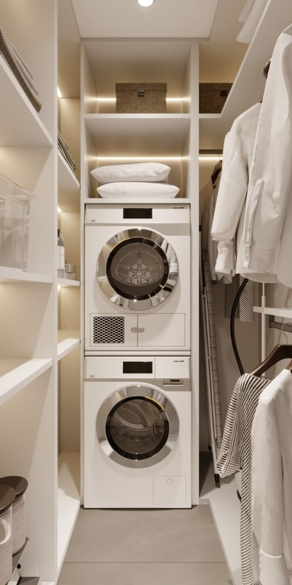 Фото № 1: Прачечная комната в доме или квартире: секреты обустройства