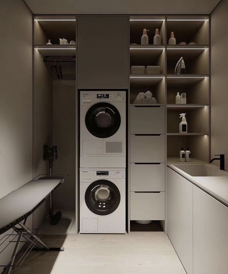 Фото № 6: Прачечная комната в доме или квартире: секреты обустройства