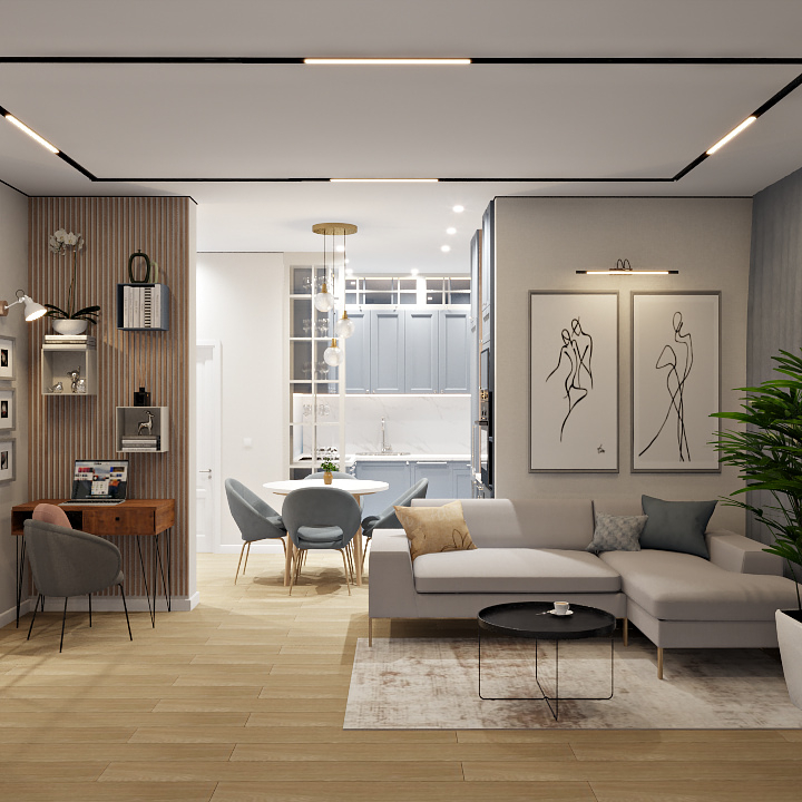 Фото № 5: Проект ReRooms: изящная двушка в скандинавском стиле