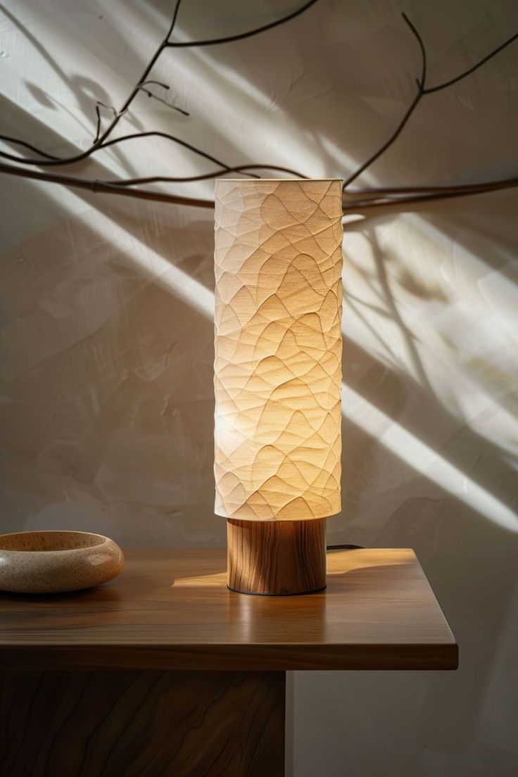 Фото № 9: Оригинальные деревянные светильники, люстры и торшеры