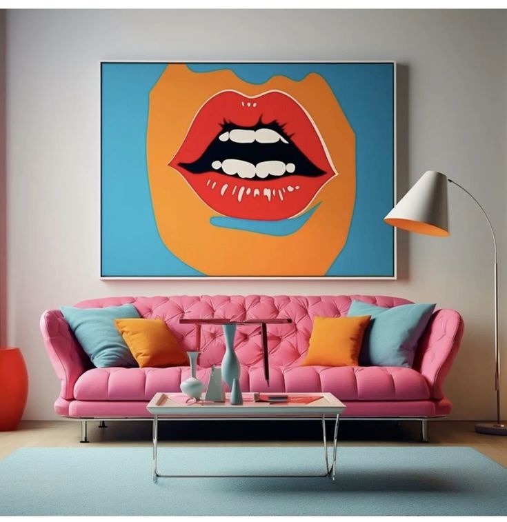 Фото № 2: Поп-арт в интерьере гостиной: 10 классных идей