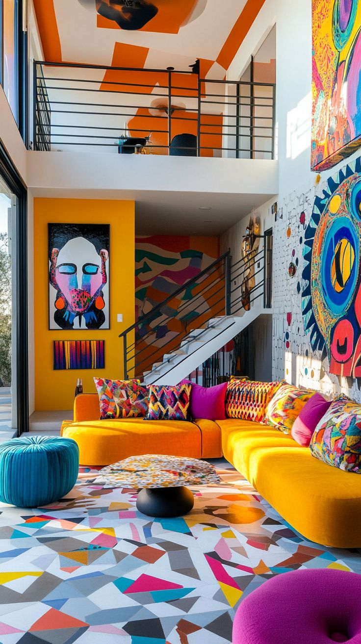 Фото № 4: Поп-арт в интерьере гостиной: 10 классных идей