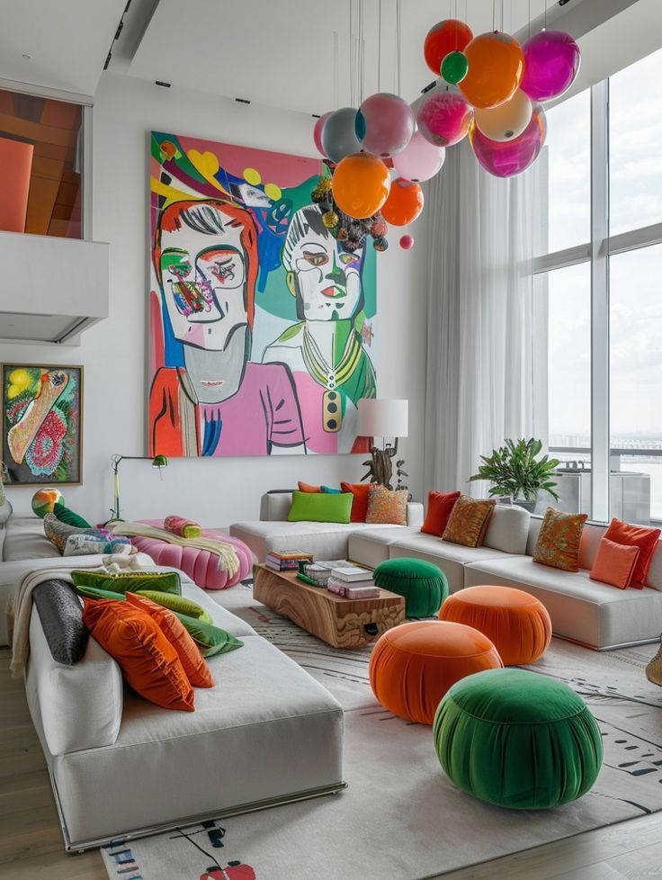 Фото № 10: Поп-арт в интерьере гостиной: 10 классных идей