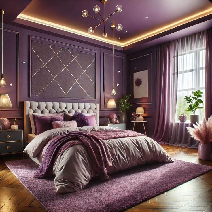 Фото № 9: 10 спален в сиреневом цвете