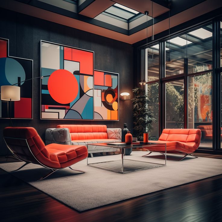 Фото № 2: Как оформить гостиную в стиле баухауз: 12 признаков интерьера