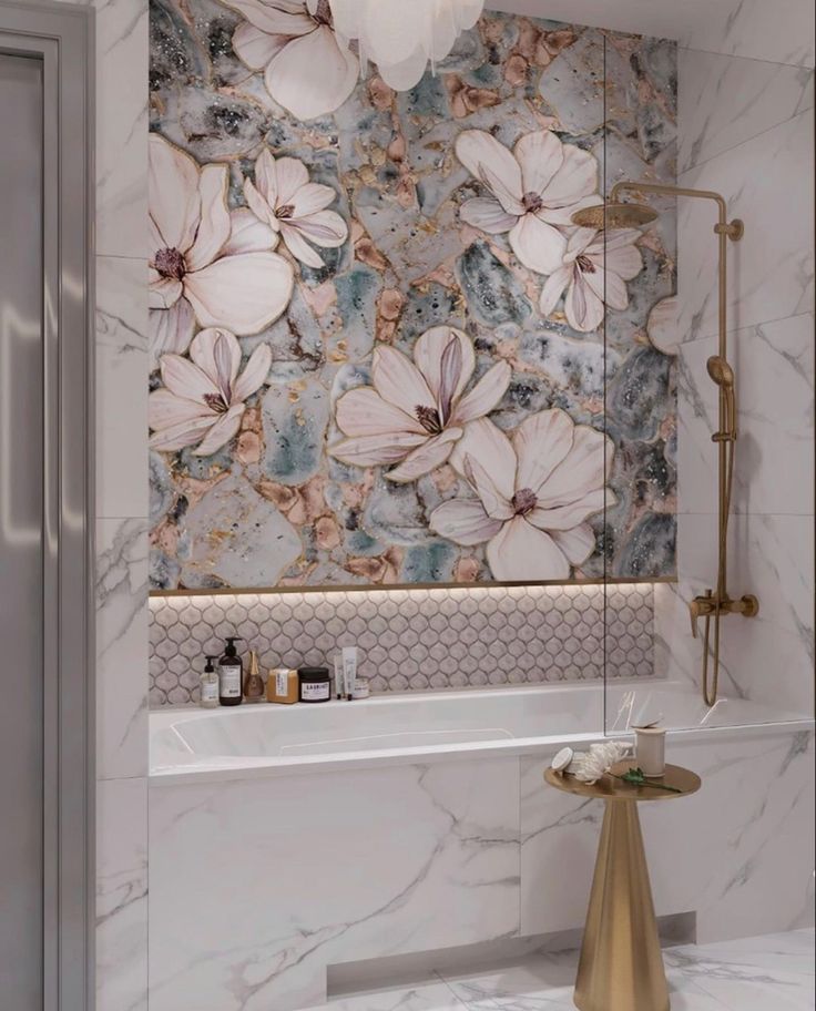 Фото № 6: Ванная комната с цветами: 15 примеров на любой вкус